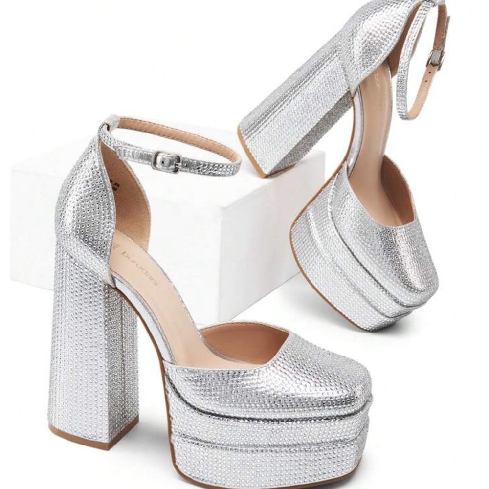 RETRO♦️♦️PLATFORM CHUNKY HEEL SHOE